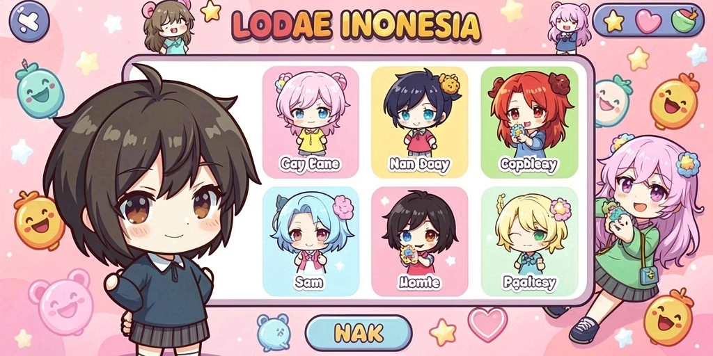 Tampilan antarmuka game yang menarik dan user-friendly.