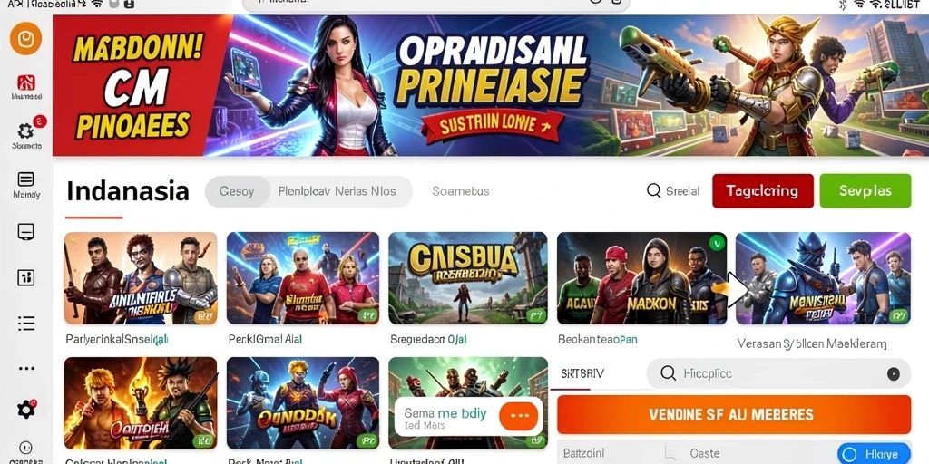 Tangkapan layar menampilkan karakter utama dalam aksinya.