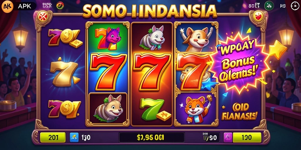 Screenshot menunjukkan berbagai pilihan permainan slot yang tersedia.