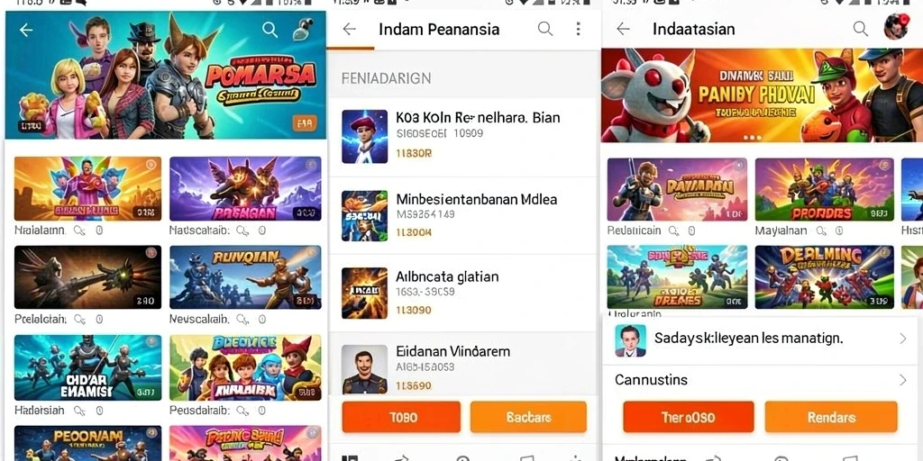 Tangkapan layar menampilkan antarmuka permainan yang menarik.