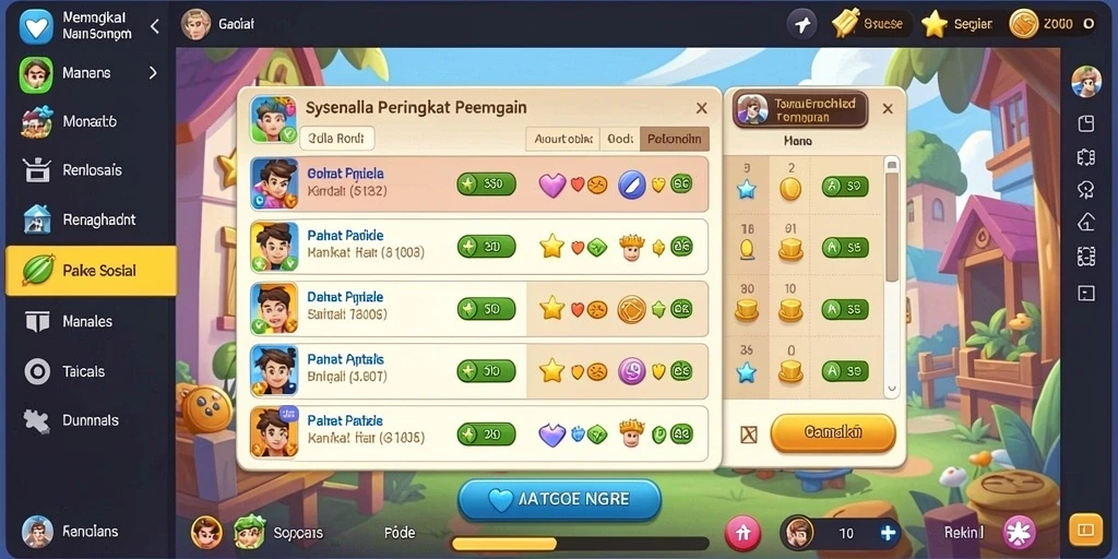 Tampilan antarmuka yang menarik dan user-friendly.