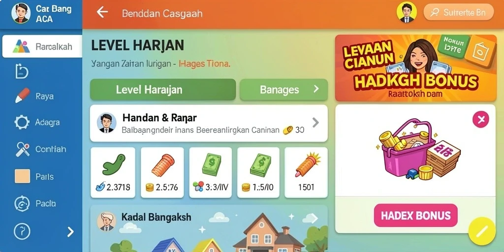 Tampilan antarmuka yang user-friendly dan menarik.