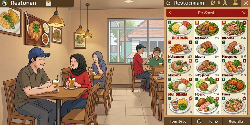 Screenshot menunjukkan pertandingan hoki yang mendebarkan.