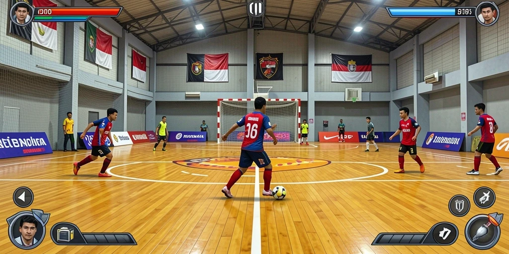 Screenshot menampilkan karakter Viking yang siap bertempur.