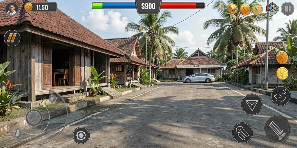 Tampilan menu utama VT38 yang menarik.